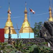 Golden stupas