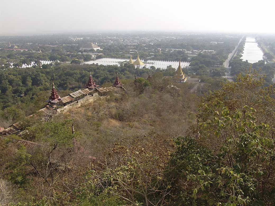 Mandalay Hill view