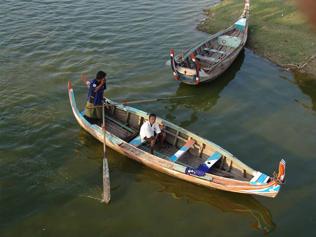 Rowing boats