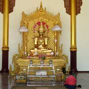 Gilded Buddha statue