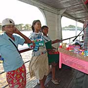 Sellers on the ferry