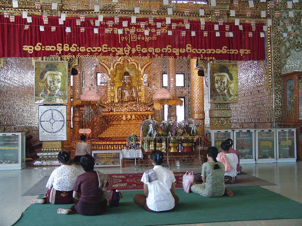 Gilded Buddha statue