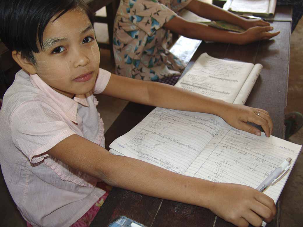 Writing Burmese script