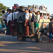 Overloaded truck