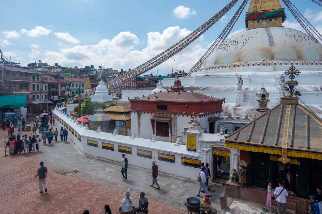 North gate, Boudhanath Stupa