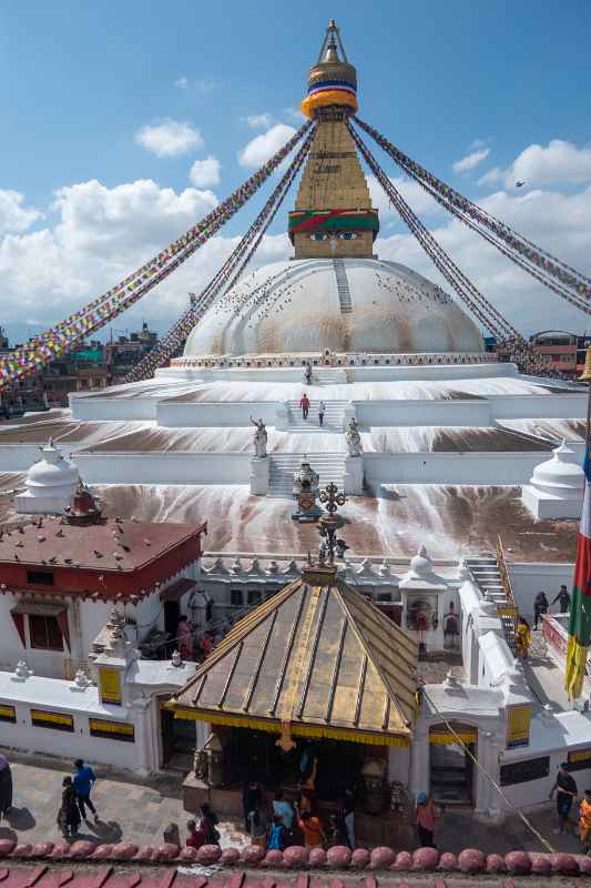 North gate, Boudhanath Stupa