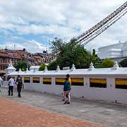 At Boudhanath stupa