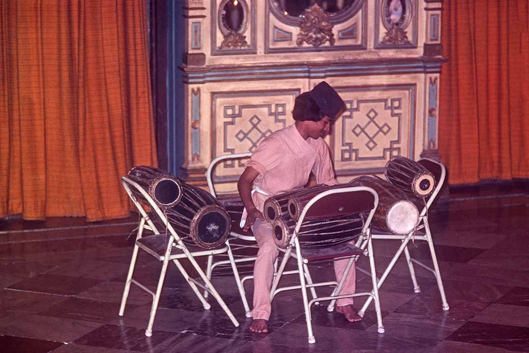 Nepalese drum solo