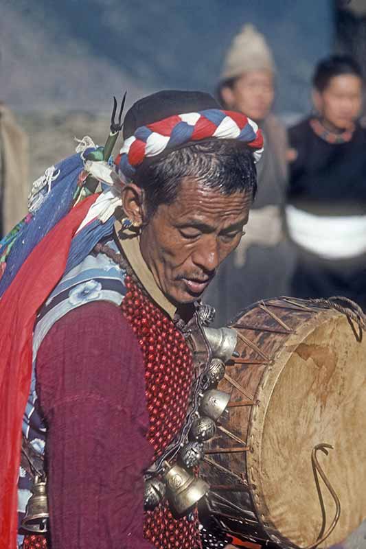 Bumbu ceremonial dancer