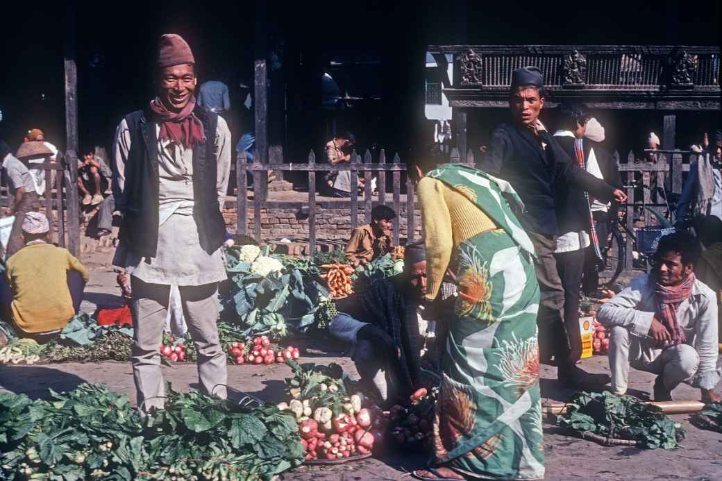 Market in front of Kasthamandap