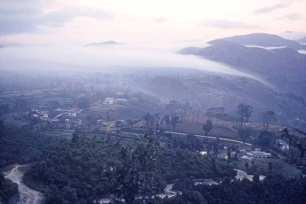 View over Dhulikhel