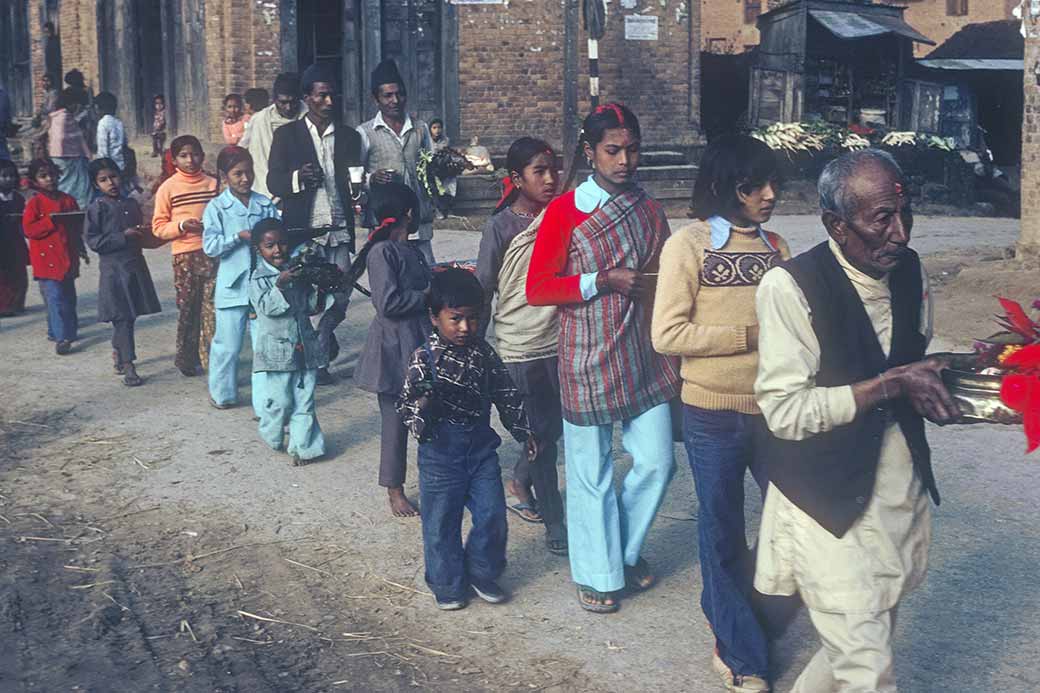 Religious procession, Dhulikhel