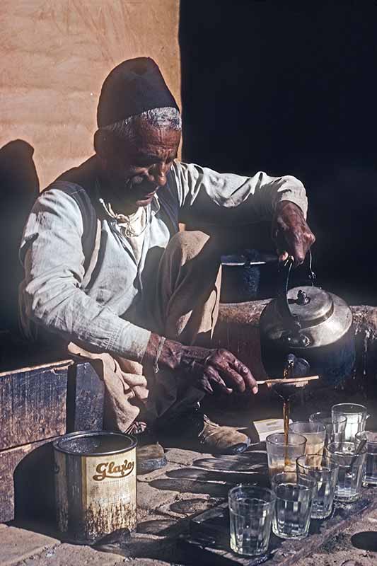 Man selling tea