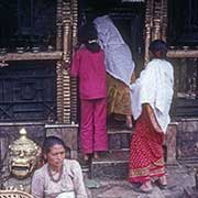 At a small temple, Indra Chowk