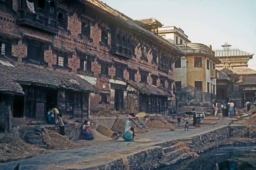 Pond and Bagh Bhairab temple