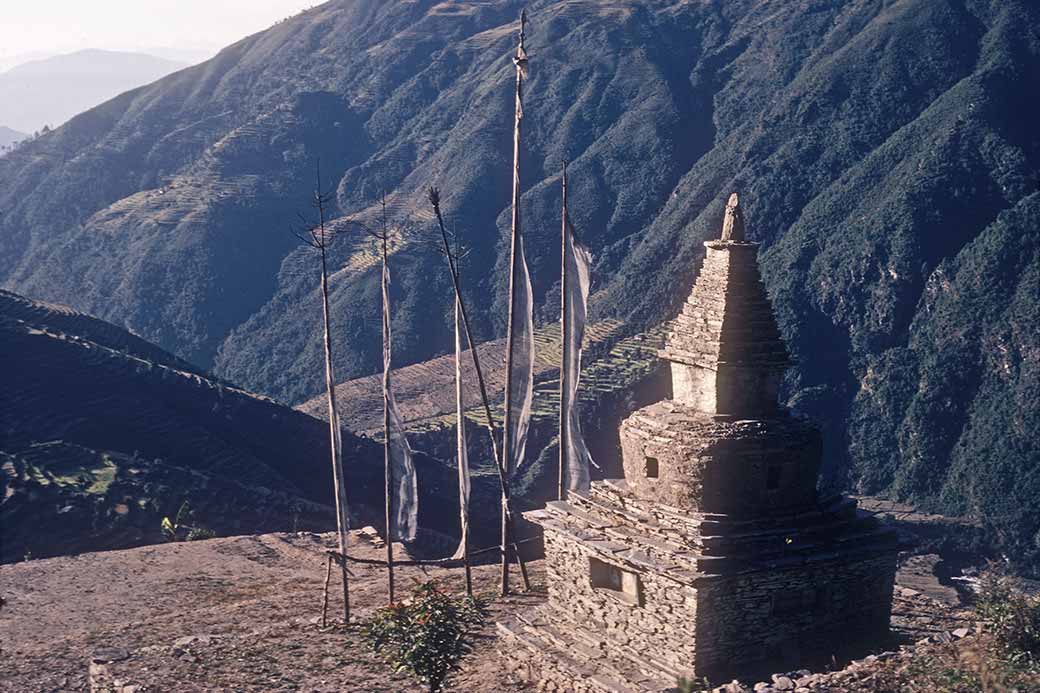 Chorten, above Timbu