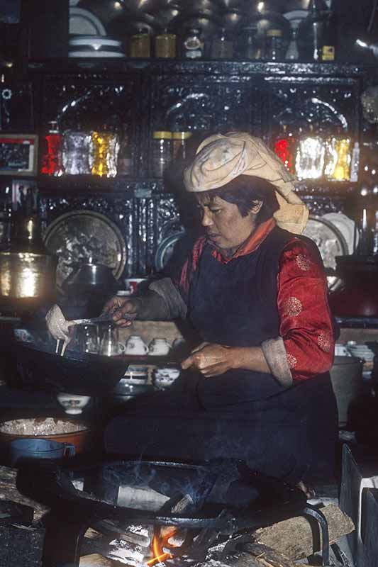 Purpa making pancakes