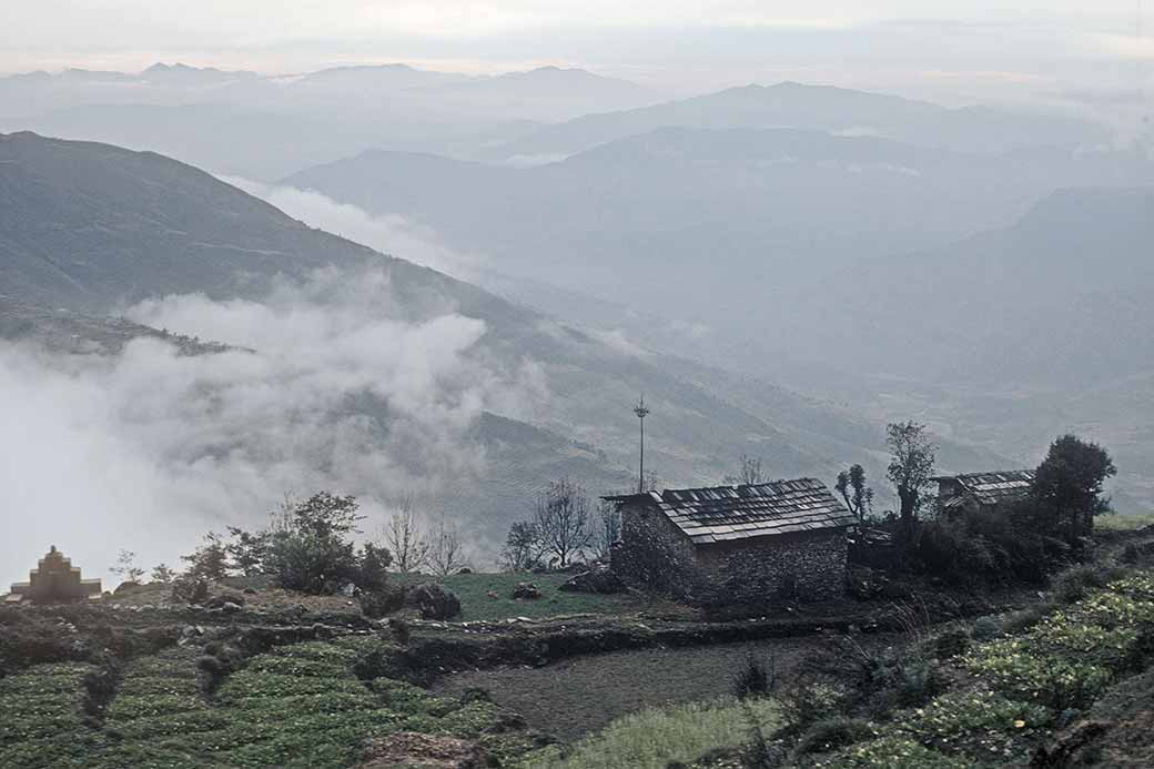 View to Melamchi from Sermathang