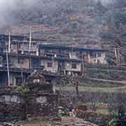 Tarke Ghyang. morning fog