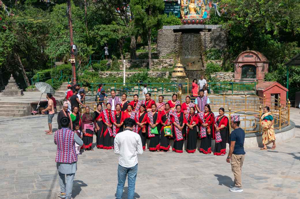 Visitors, Swayambunath