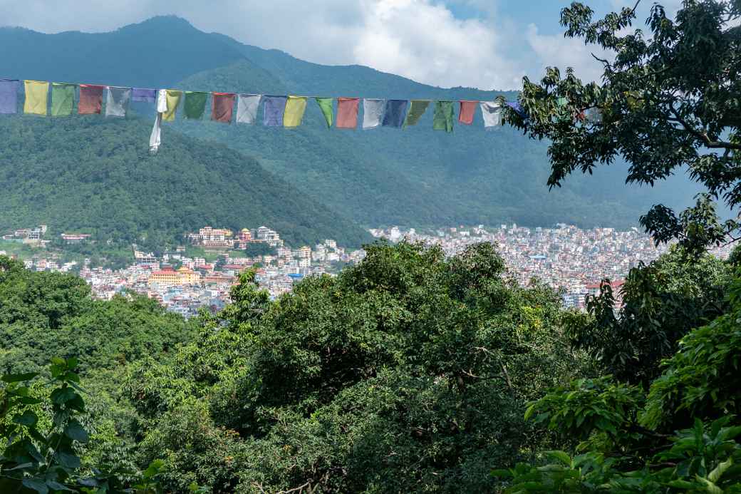 View to Kathmandu from Swayambunath