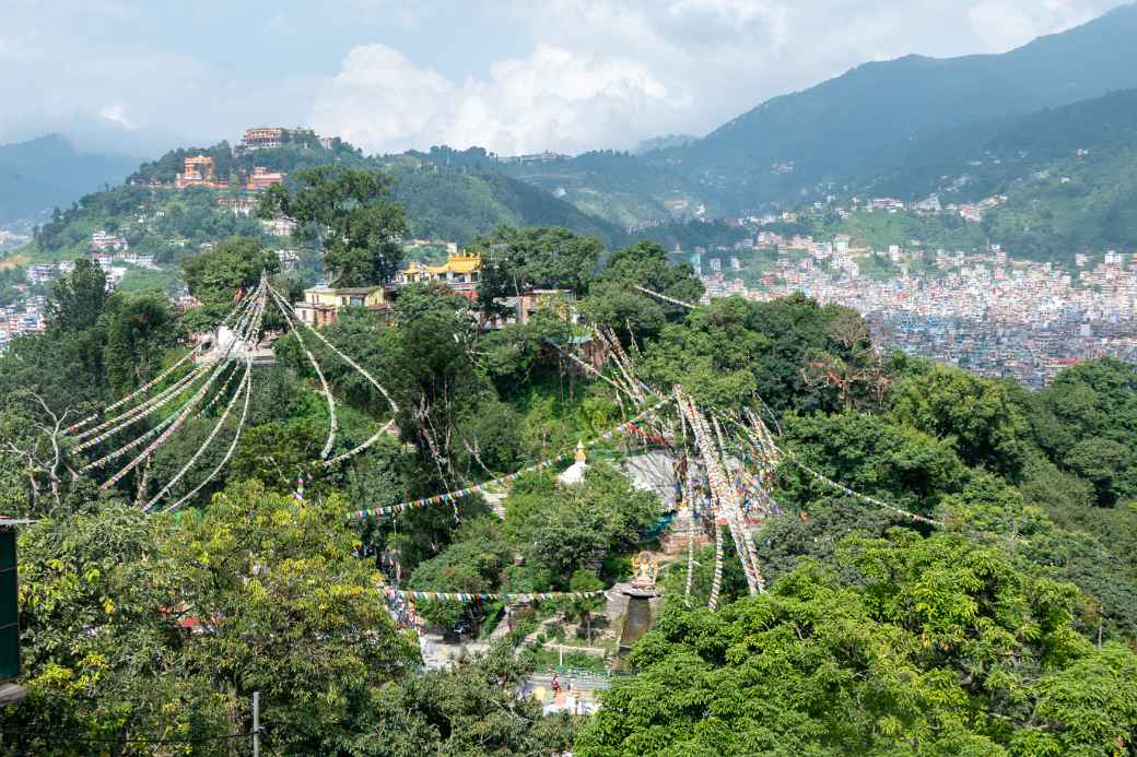 View from Swayambunath hill