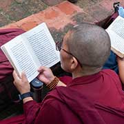 Buddhist nun, Swayambunath