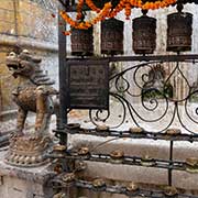 Buddhist prayer wheels