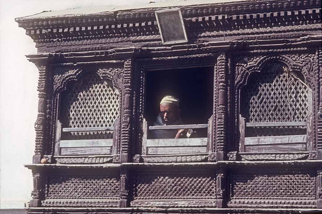 Cymbal player, Budhanilkantha