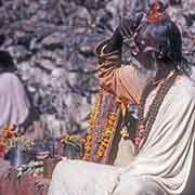 Sadhu, waiting for alms