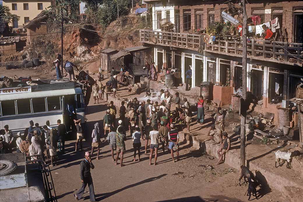 Bus station, Tansen