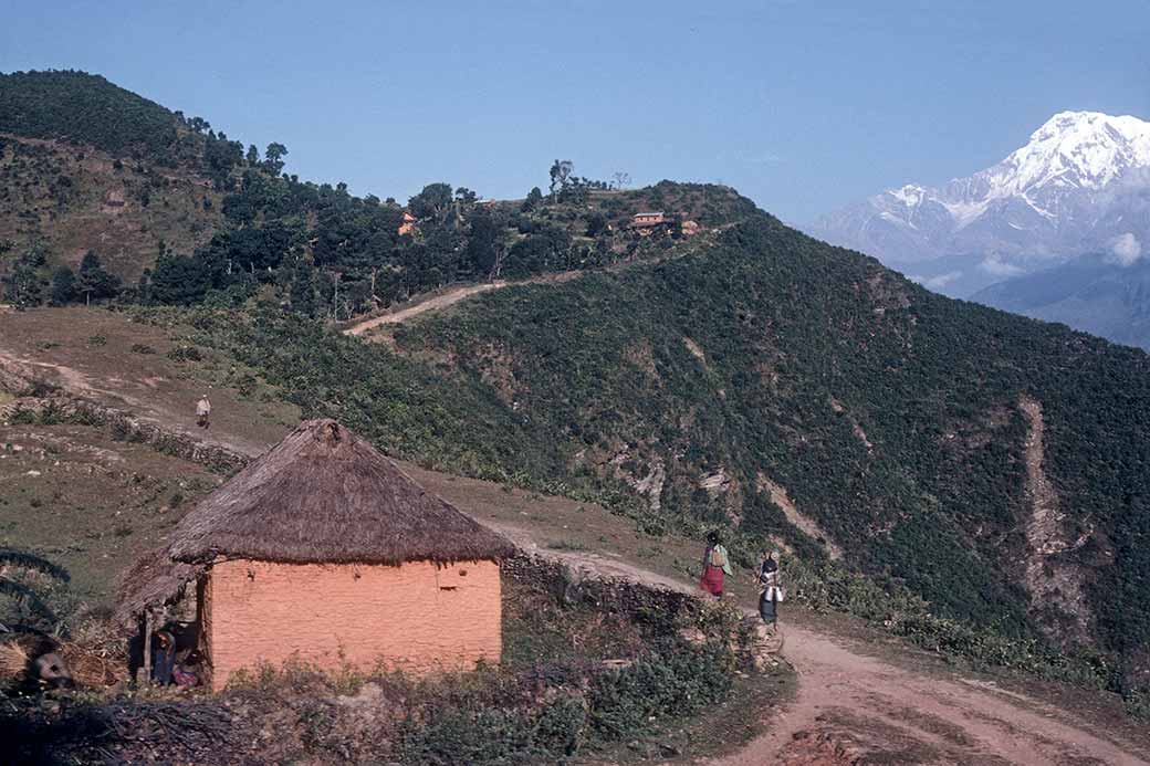 Road Pokhara to Sarangkot