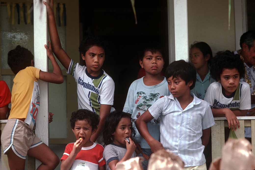 Children at the party