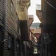 Alley between Hanseatic warehouses