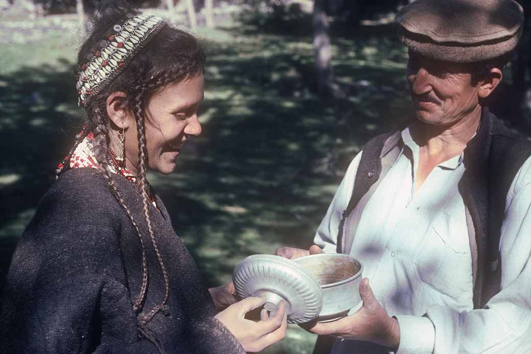 Kalash girl and man