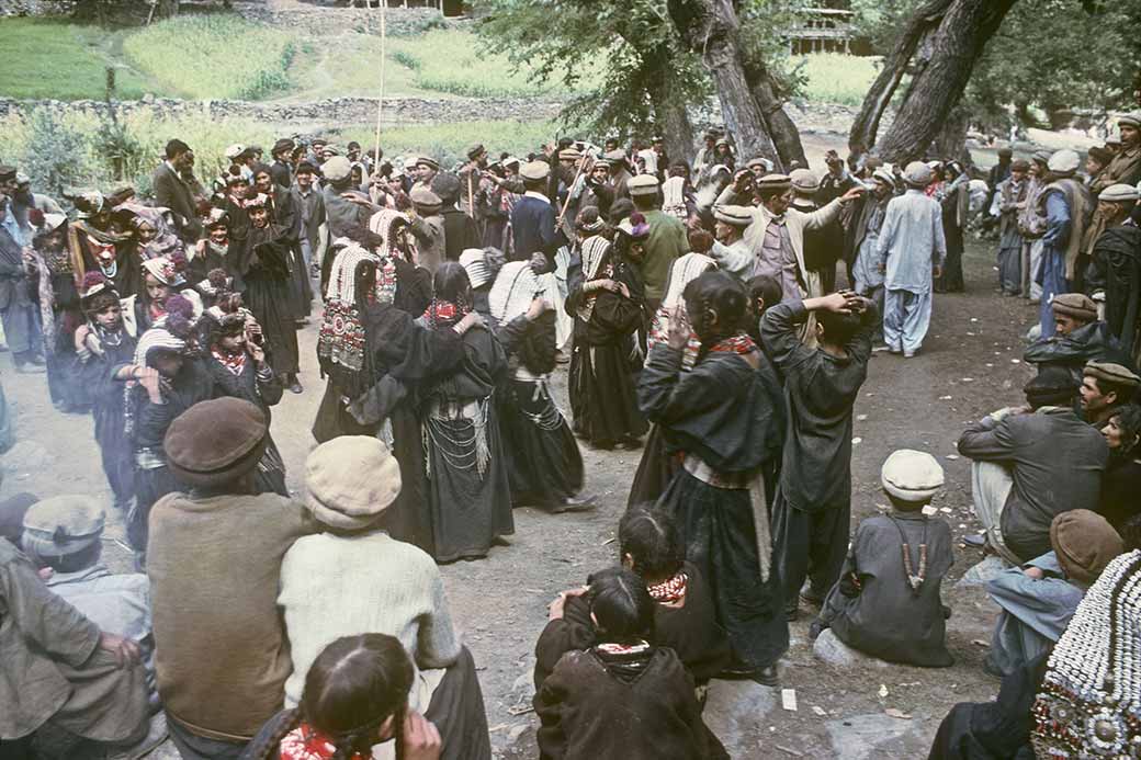 Women and girls dancing