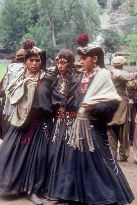 Young women dancing