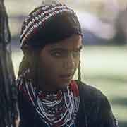 Kalash girl with beadwork