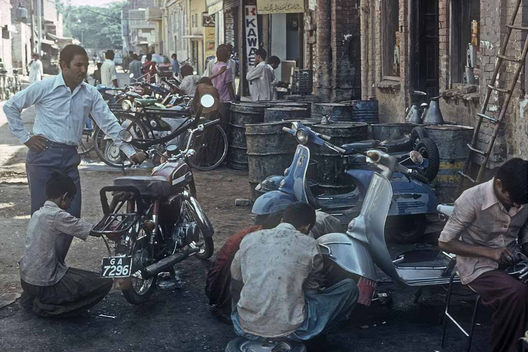 Motorbike workshop