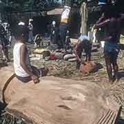 Woodcarver from Rapa Nui