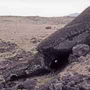 Broken moai, Ahu Akahanga