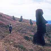 Walking path, Rano Raraku