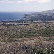 View to Hanga Roa Airport