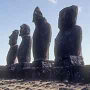 Restored moai, Ahu Tahai