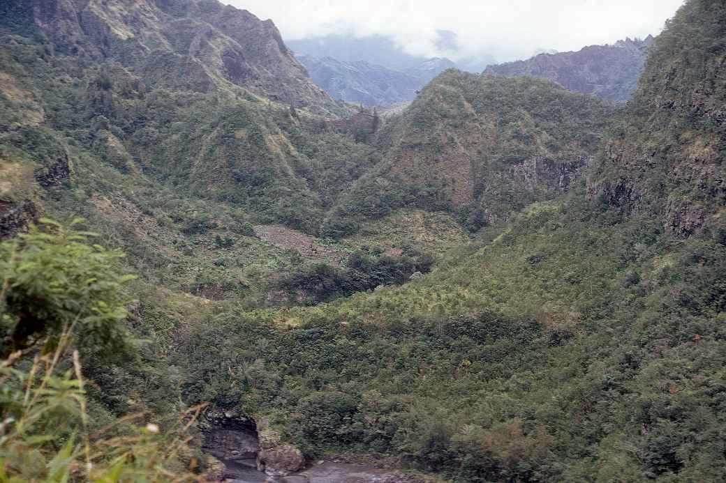 Along road to Cilaos