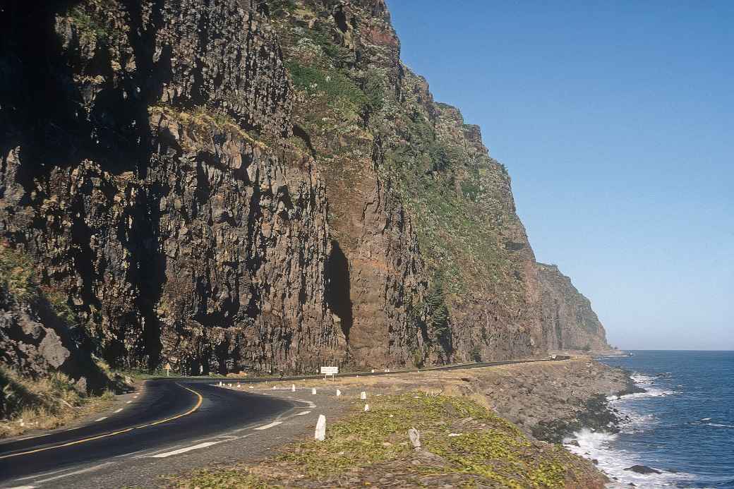 Coastal road, near Saint-Denis