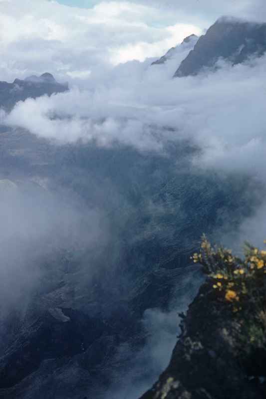 View with Grand Benard, Cirque de Mafate