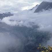 View with Grand Benard, Cirque de Mafate