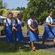 Girls going home