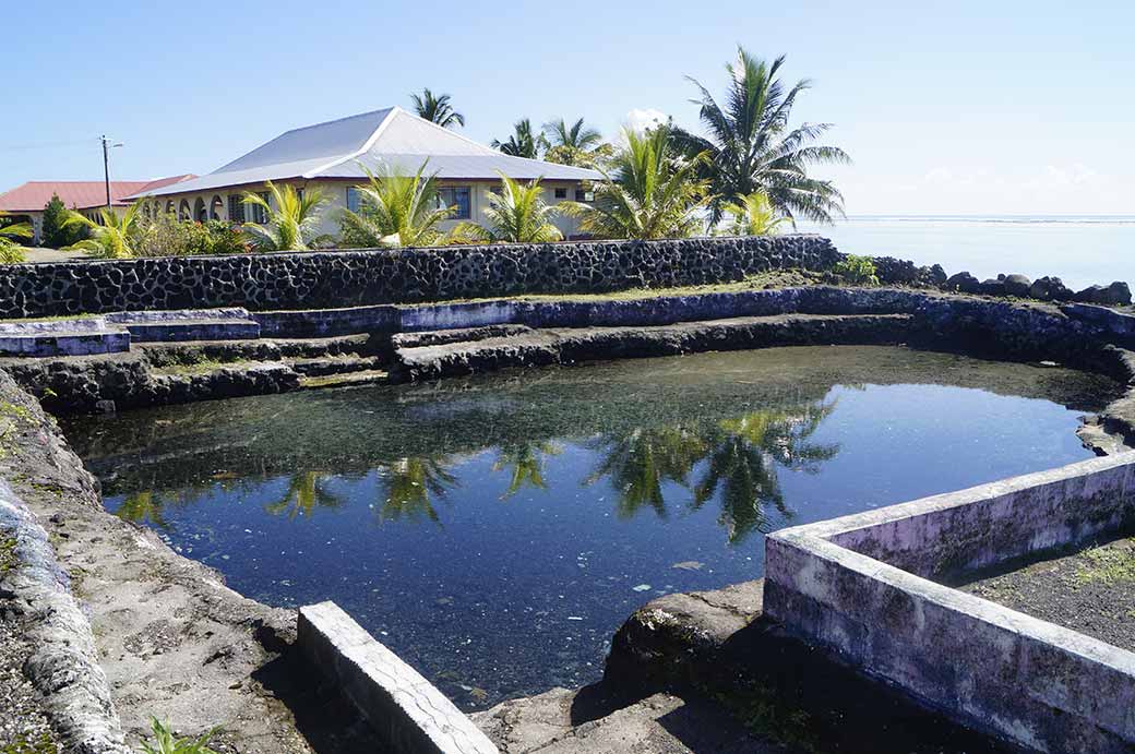 Pond, Pastor's house